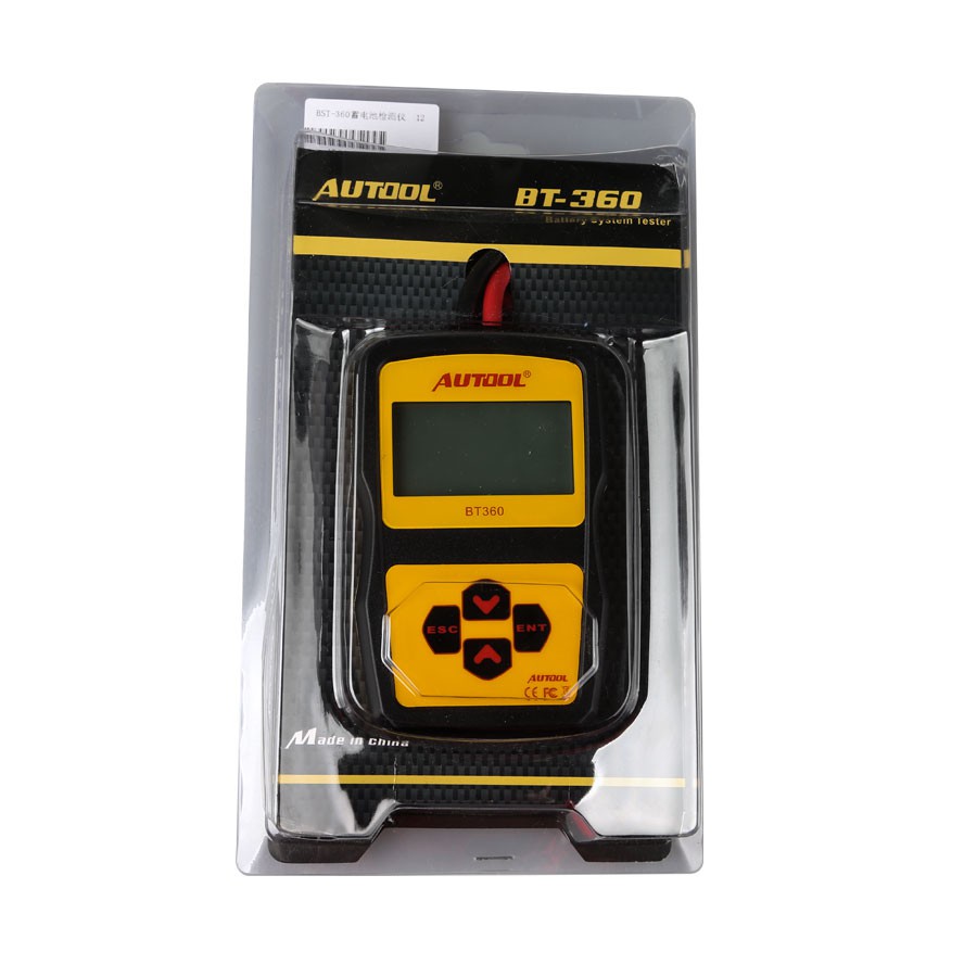 AUTOOL BT360 12V Car Battery Tester Digital Automotive Diagnostic Battery Tester Analyzer Veículo Cranking Charging Scanner Tool
