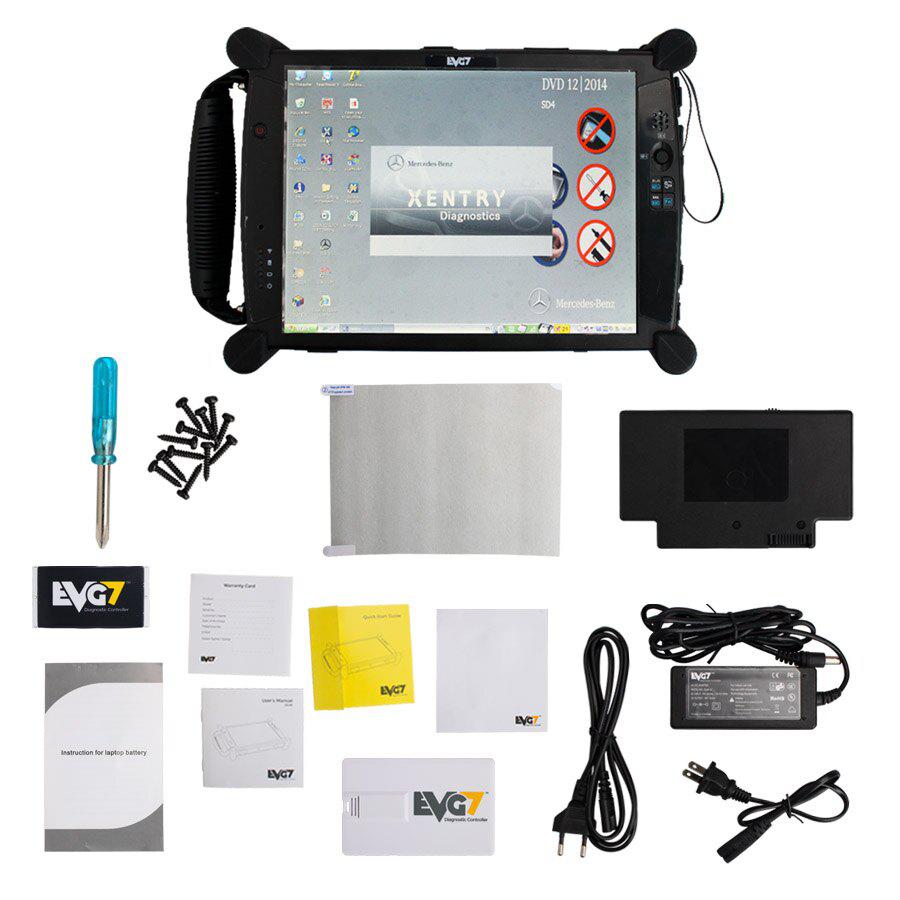 EVG7 DL46/HDD500GB/DDR4GB controlador de diagnóstico Tablet PC (pode funcionar com BMW ICOM)