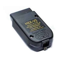 HEX-V2 HEX V2 Dual K & CAN USB VAG Car Diagnostic interface com VCDS V20.42 para VW Audi Seat Skoda