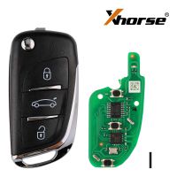 Xhorse DS Estilo Sem Fio Universal Remoto Chave 3 Botões XN002 para VVDI Chave Ferramenta 5 pçs/lote