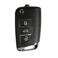 XHORSE XKMQB1EN para VW Remote Key MQB Estilo 3 Botões para VVDI Chave Ferramenta 10 pçs/lote